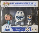 Funko Disney Frozen POP! Movies Elsa, Marshmallow and Olaf Vinyl Figures #82