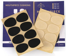 Alto/Tenor Saxophone Sax Mouthpiece Cushions Patches Pads,0.8Mm Black  White 1