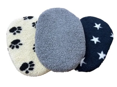 PnH® Sherpa Fleece Firm Fibre Pad for Oval Shaped Dog Beds, 7 SIZES - 11 COLOURS