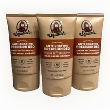 3 Pack: Dr. Squatch Men  s Natural Anti-Chafing Precision Deo 3.4 oz