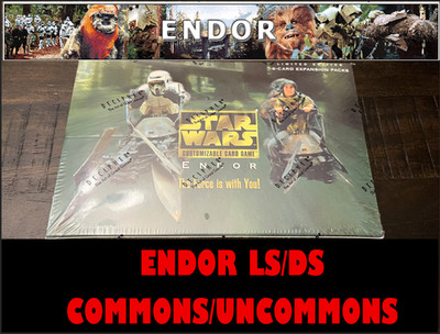 Star Wars CCG ENDOR Commons and Uncommons SWCCG ~ You pick singles