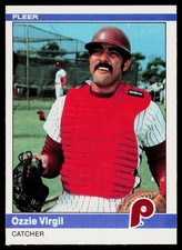 1984 Fleer #49 Ozzie Virgil - POOR