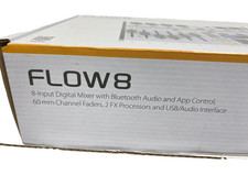 Behringer Flow 8 Input Digital Mixer Bluetooth, App Control, 60mm Faders, 2FX