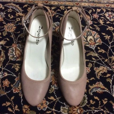 Escarpins à semelle compensée Repetto rose beige femme taille EU 38 US 7 du... - Photo 1/4