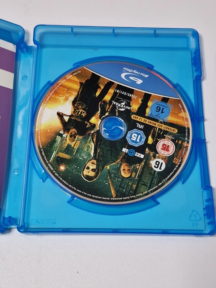 The Purge - Anarchy (Blu-ray, 2014) Region B Cert 15 Universal - Image 3 of 4