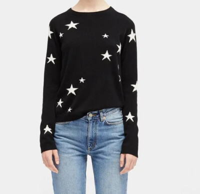 Chinti Parker 100% Cashmere Star Print Jumper Small UK