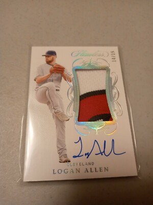 LOGAN ALLEN 2020 PANINI FLAWLESS PATCH AUTOGRAPH AUTO #D 14/15 