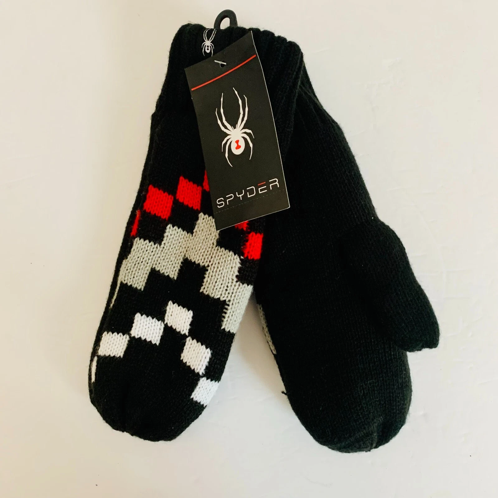 SPYDER KNIT FAIR ISLE MITTENS GLOVES
