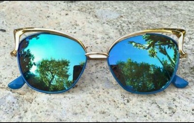 New Mirror Cat Eye Lana Reflective Nocturnelle Designer Sunglasses Glasses