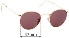 SFx Replacement Sunglass Lenses Fits Ray Ban Rb3447 47 - 47mm Wide