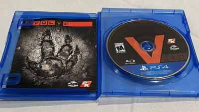 Evolve PS4 Game Manual & Disc Tested Working
