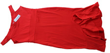 NWT CBR SEXY RED BODYCON OFF SHOULDER RUFFLE HEM SIZE XL BUT FITS LIKE M/L