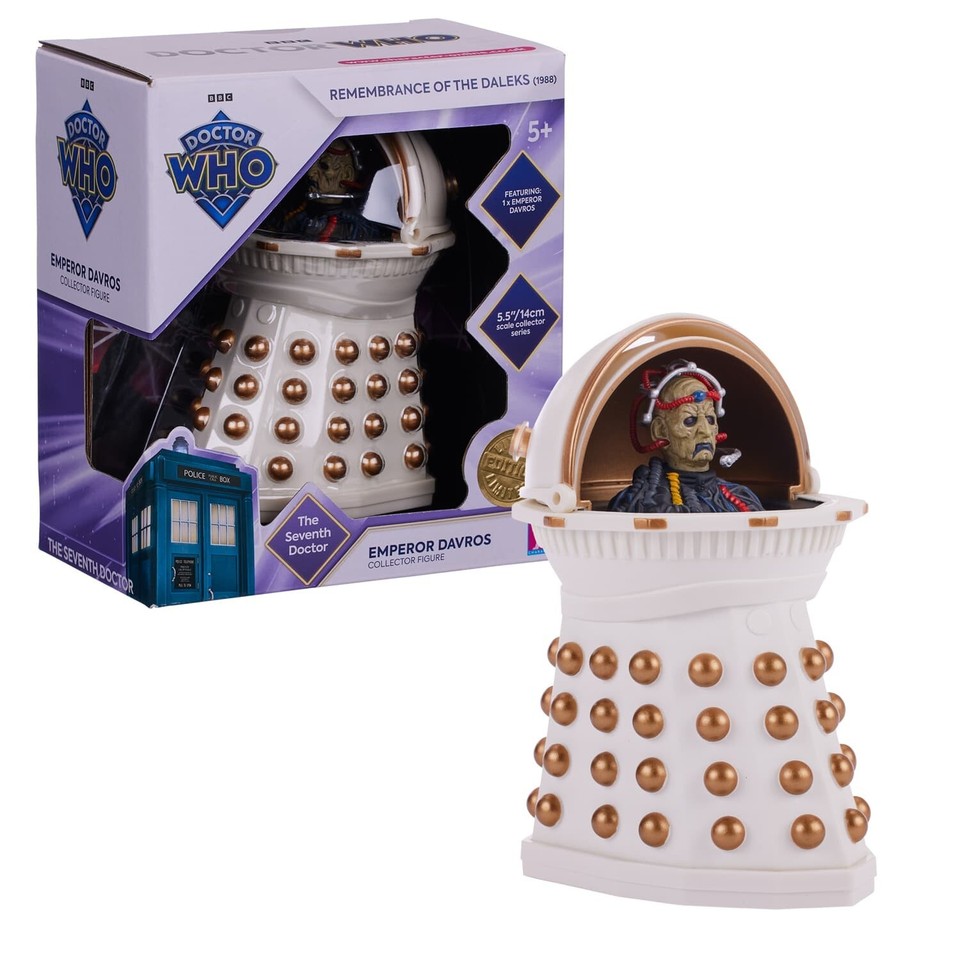 DOCTOR WHO EMPEROR DAVROS FIGURE REMEMBRANCE OF THE DALEKS 1988 (BNIB