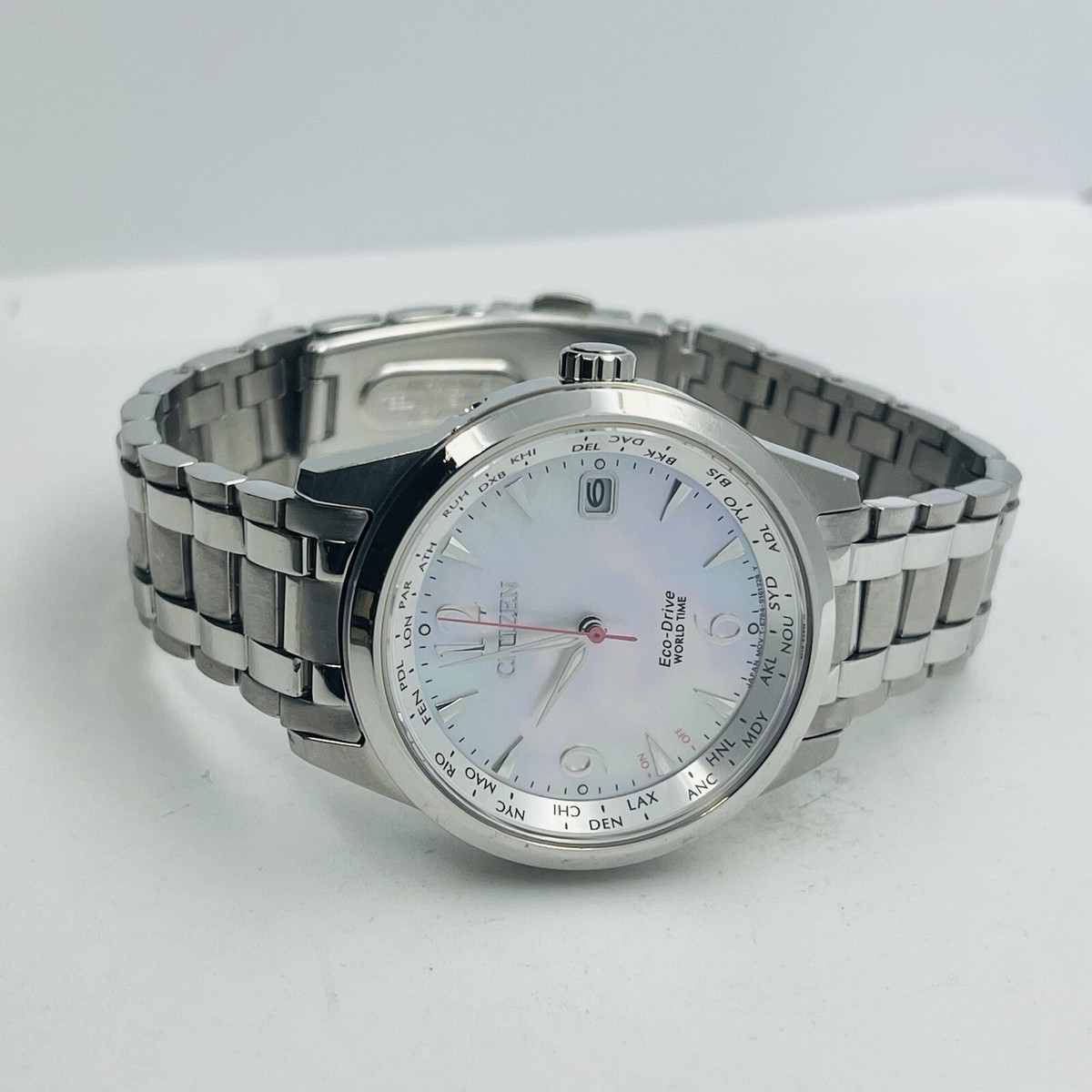 Citizen Ladies World Time Silver 36mm Watch Citizen Women main image 2