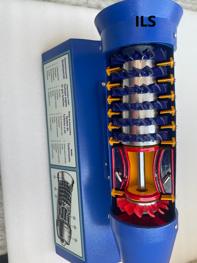 Demonstration Model Turbo jet Turbojet Engine Gas Turbine Rotary Cut  Section +++ | eBay