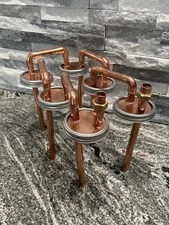 1/2” Tandem Mason Jar Thumpers For Wide Mouth Jars six way distillation  A10