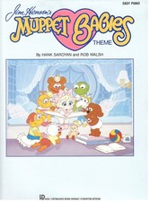 JIM HENSONS MUPPET BABIES THEME EASY PIANO SHEET MUSIC-RARE-1986-NEW ON SALE