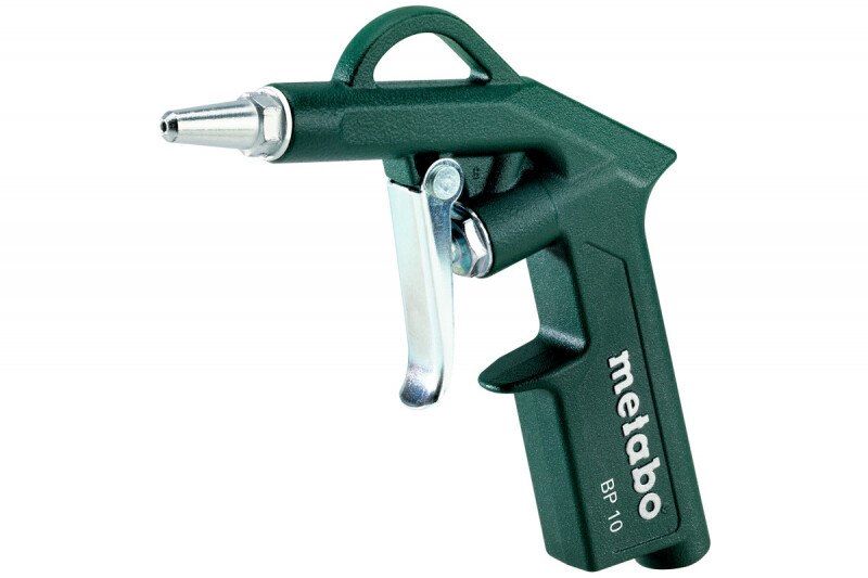 Soufflette à air comprimé BP10 à débit progressif et buse longue Metabo 1/4"