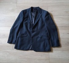 Karl Jackson Dark Blue 50% Lightweight Wool Jacket Blazer Smart Office Size 40R
