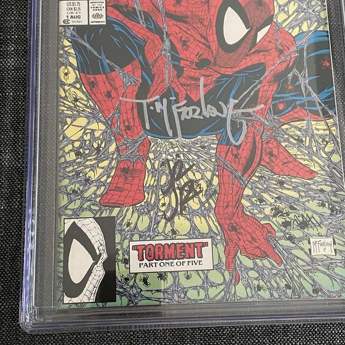 アメコミリーフ Spider-Man #1 (1990) CGC 9.8 Spider-Man #1 CGC 9.8 Gold! Silver! Green! 1990 Todd