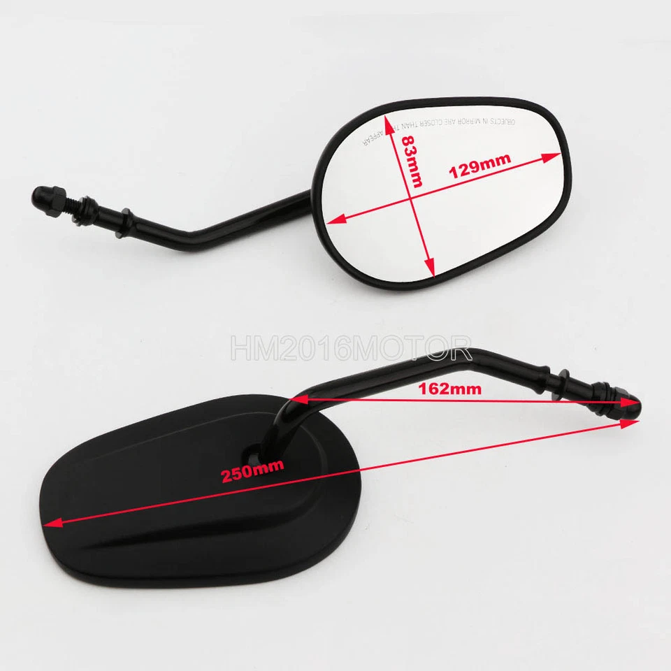 Espejo retrovisor lágrima motocicleta para Harley Sportster 883 1200 1990-2014 Foto 2 de 4