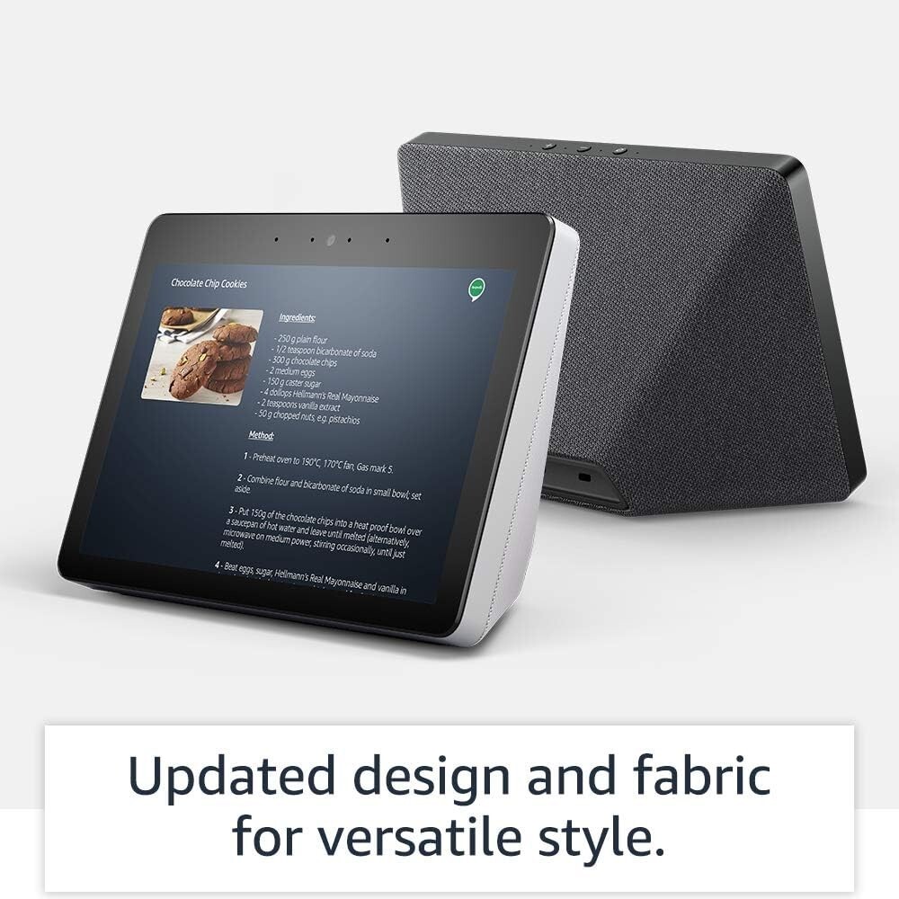 Echo Show 10 (2nd Gen) HD smart display with Alexa Charcoal Black
