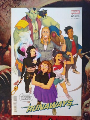 Runaways #34 Anka Variant Marvel 2021