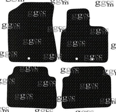 FOR KIAA SORENTO (5 SEAT) 2012 TO 2015 TAILORED BLACK RUBBER CAR FLOOR MATS SET.