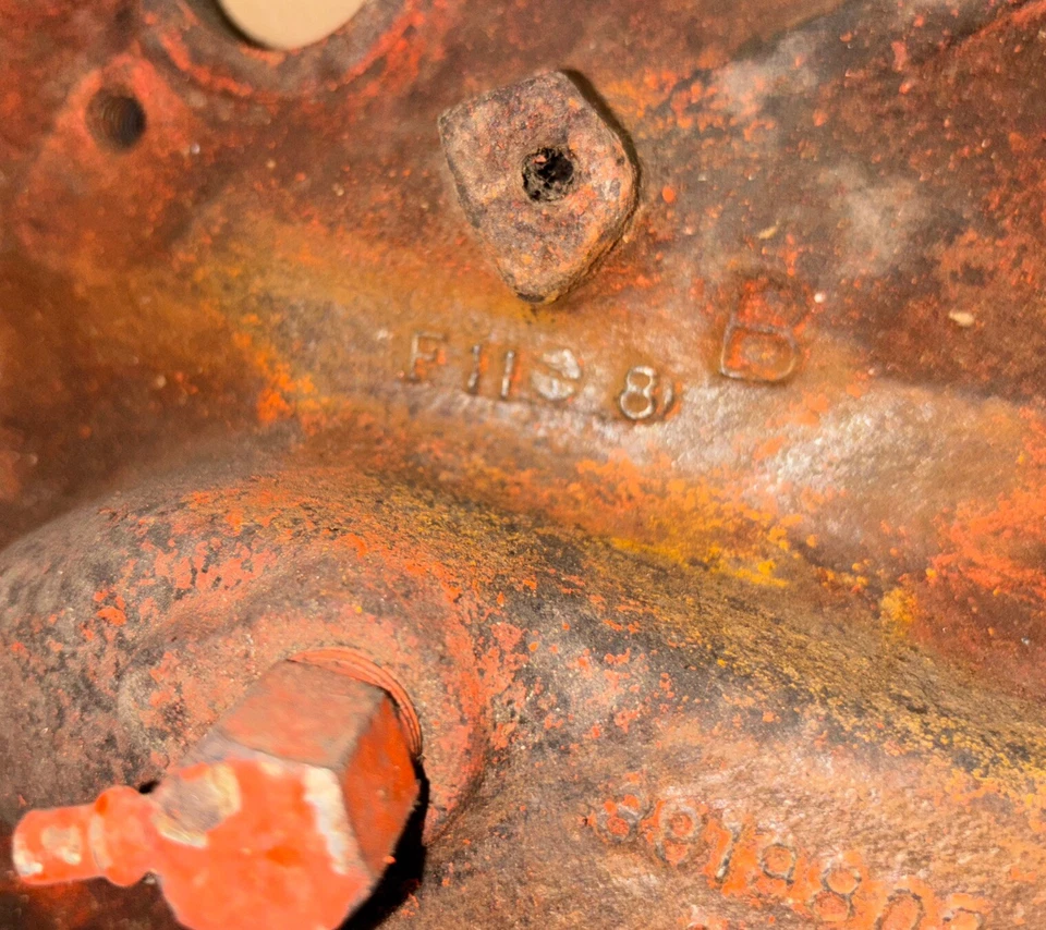 CAMARO CHEVELLE SMALL BLOCK CHEVY 4 BBL INTAKE MANIFOLD # 3919803 DATED F 11 8 - Image 3 of 4