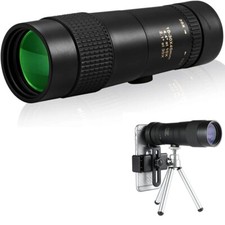 10-30x40 Zoom Monocular With Bak4 Prism Dual Focus High Power Telescope