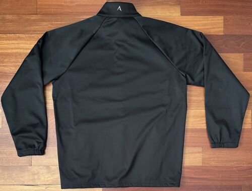 RARE NWT Mitel MLB Replay Review Game Black Full Zip Jacket Men's Size Large - Picture 2 of 7