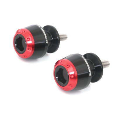 Red ATOM CNC Racing Swingarm Spools M8 For ZX-6R 636 19 20 | eBay
