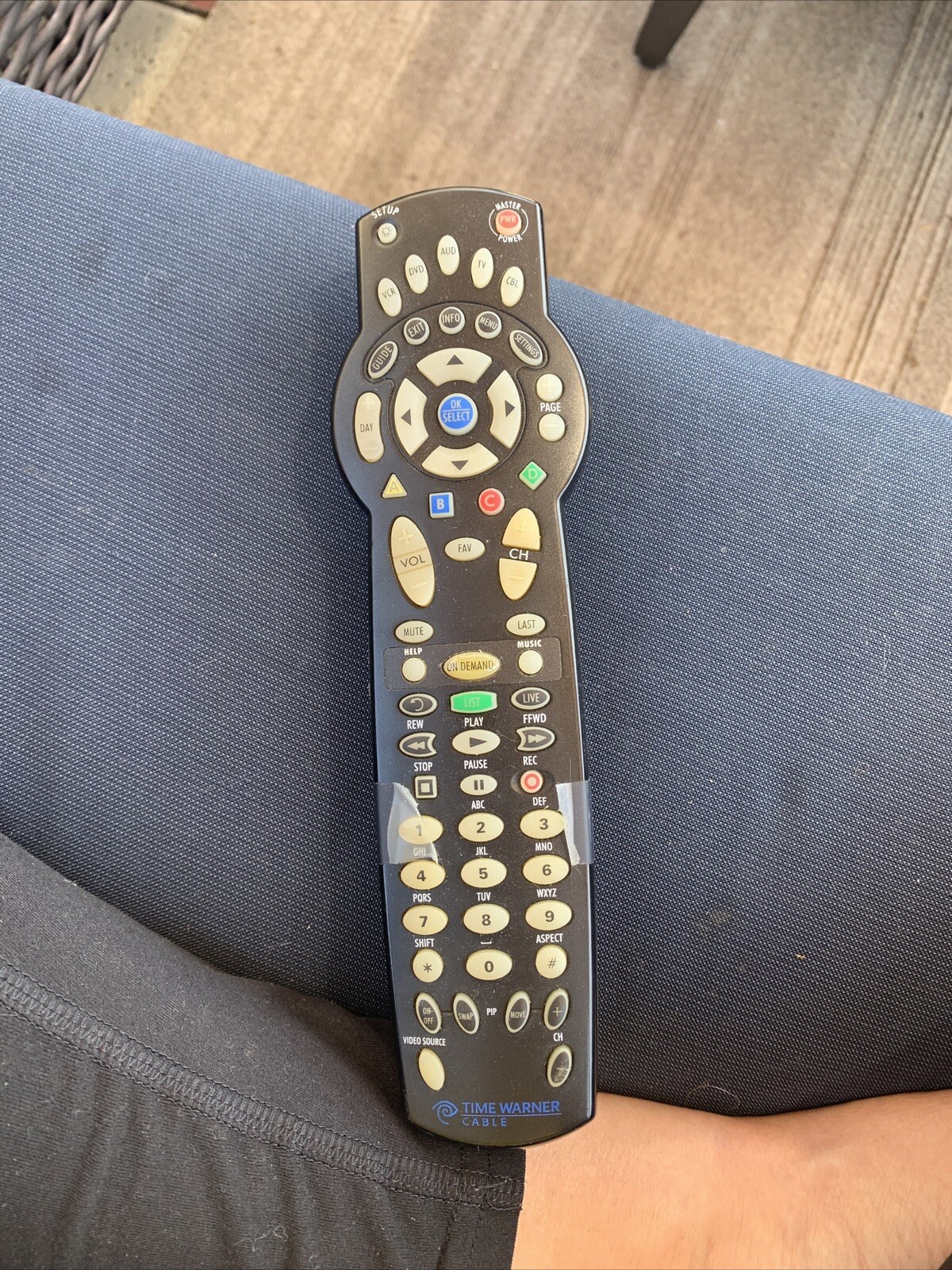 Time Warner Cable Universal Remote 5 DEVICE TWC ALAS OCAP 1056B01 BLUE ...