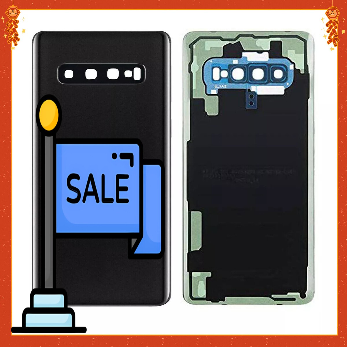New For Samsung Galaxy S10/S10 Plus Back Glass Replacement Cover
