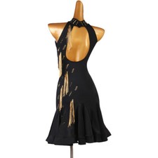 Ballroom Latin dance Competition dress adult jitterbug Women's Dancewear LQ223