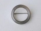 vintage monet silver tone brooch costume jewelry 1 inch