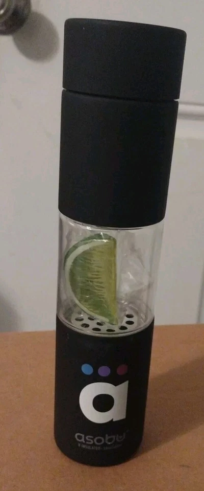 Botella de agua infusora SS SWG 15 Asobu Flavour You See aislada - sin caja Foto 2 de 4