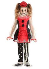 Kid's Creepy Vintage Clown Costume