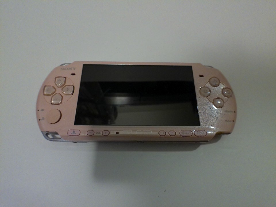 SONY PSP 3000 ZP Console Blossom Pink Playstation Portable Used Japan Tested - Foto 7
