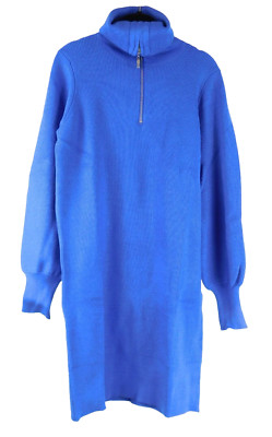 Yas Damen Strickkleid Minikleid Yasdalma Knit Dress dazzling blue Gr.XS