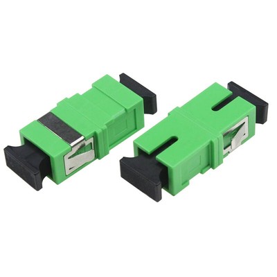 10pcs SC-SC Simplex Flange Coupler SC APC SX No Ear Welding Adapter