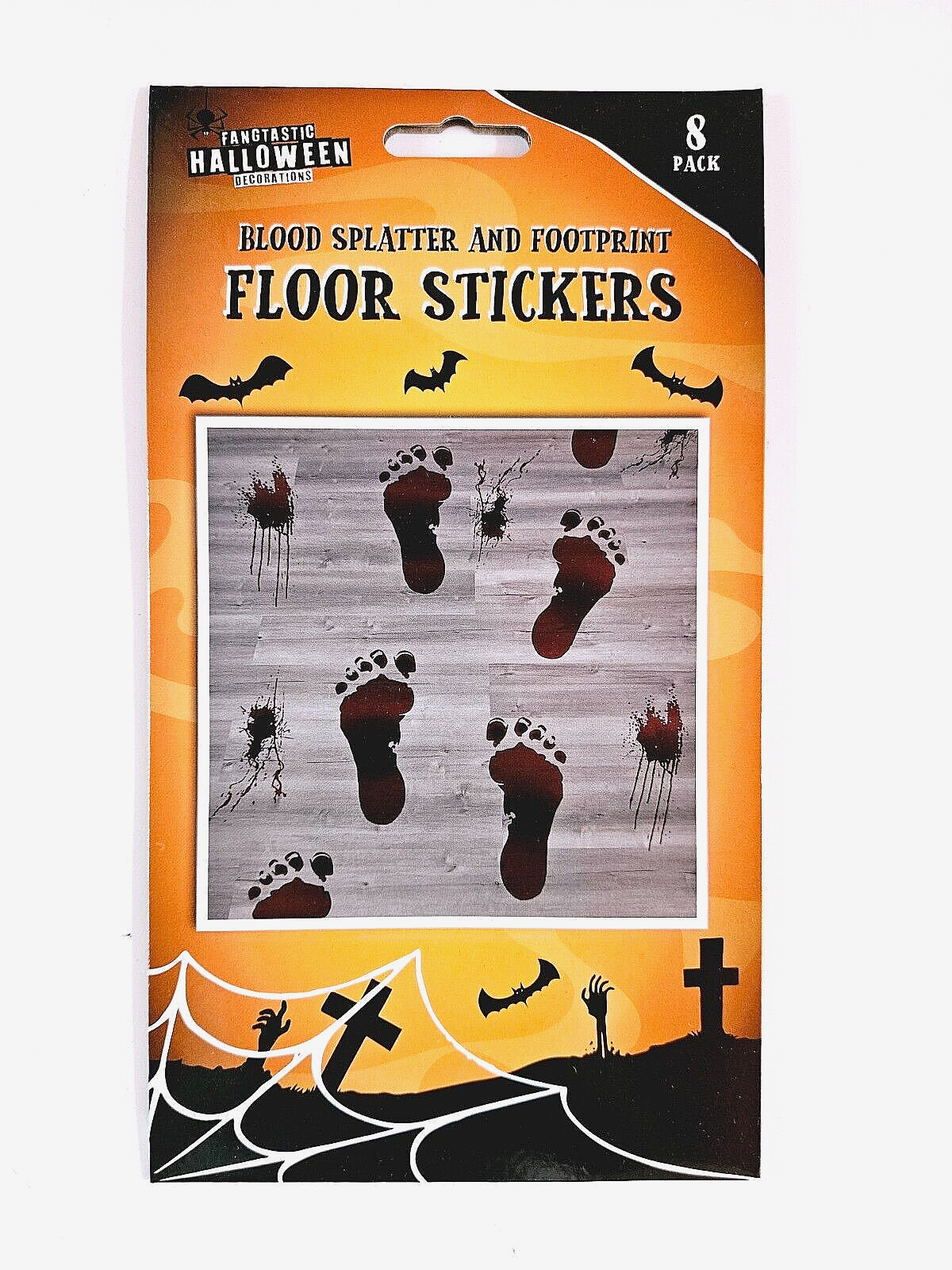 Halloween Footprint Floor Stickers blood splatters Stickers Party Deco
