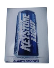 2012 Keystone Light “Always Smooth” Metal Sign Bar ManCave Garage