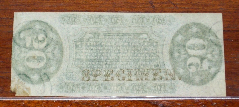 FR.1331 SP NMB (3rd Issue) 50 cent BACK SPECIMEN - Image 2 of 2