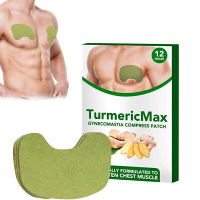 TurmericMax TURMERIC EXTRACT GYNECOMASTIA NARROW DOWN BREAST CELLULITE PATCH