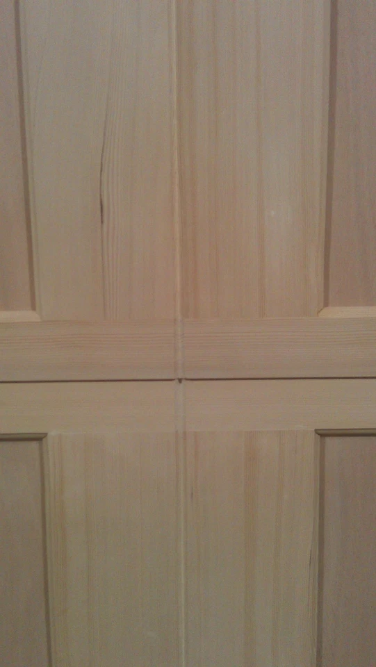 Puertas de garaje de madera 9x8 diseño de casa de carro AmanaDoors modelo 103W16 Foto 4 de 4