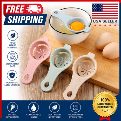 Egg White Separator Tool Kitchen Egg Yolk Divider Sieve Baking Accessory