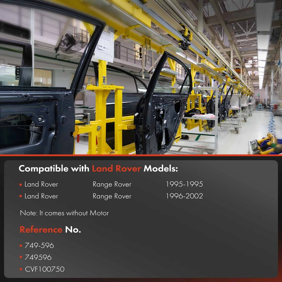 Regulador de ventana eléctrica conductor delantero izquierdo para Land Rover Range Rover 1995-2002 Foto 2 de 4