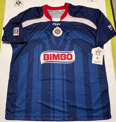  2006-07 Original BNWT Chivas Guadalajara Away Football Shirt Reebok large Rare!