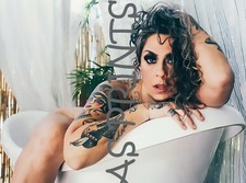 Danielle Colby Rub A Dub Dub Dannie Diesel in a Tub Photo Set 7 REPRINTS 6"X8"